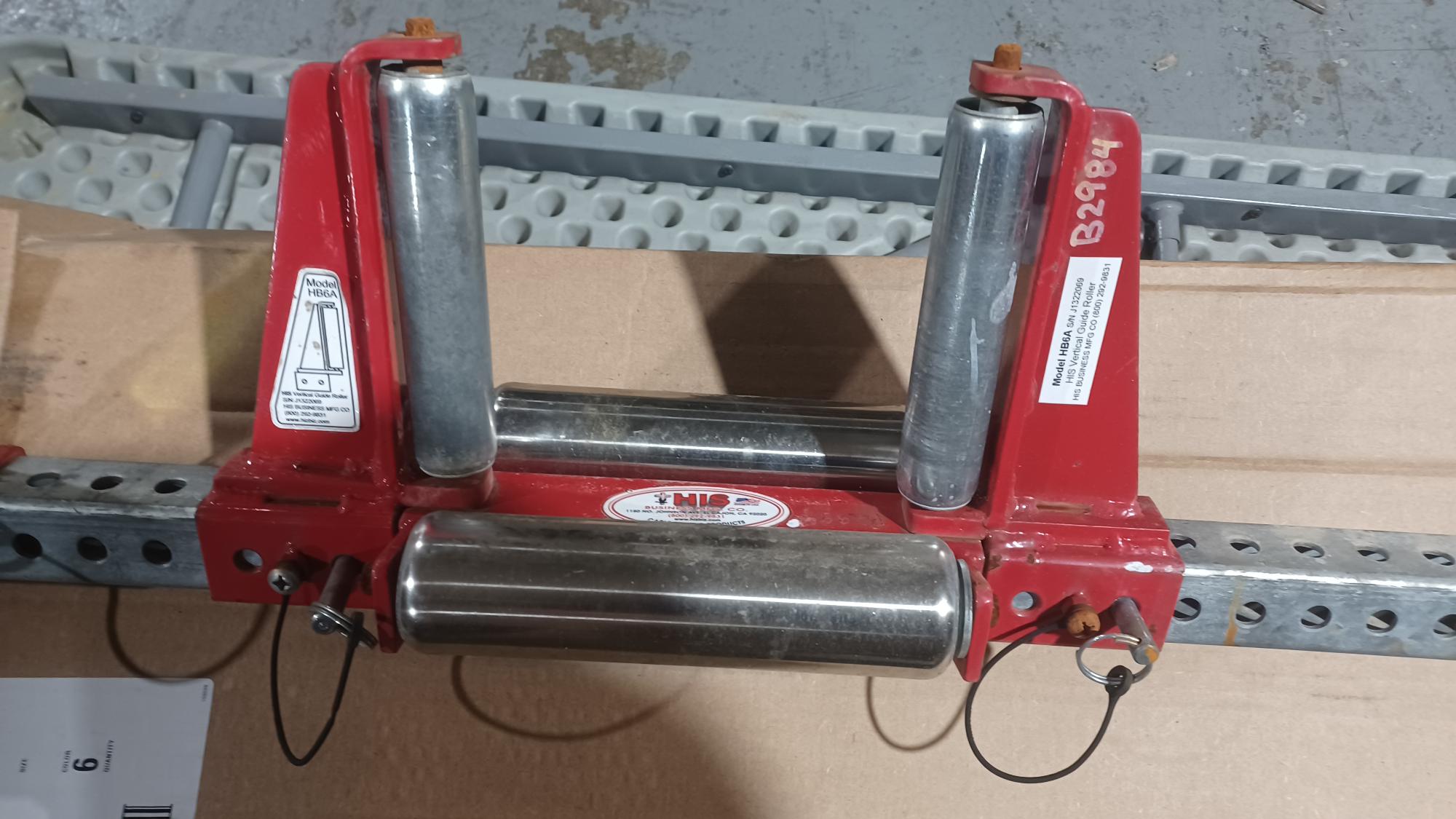 HIS HB6A Roller with HIS HB7A 48in. Crossbar and Clamps – New Surplus