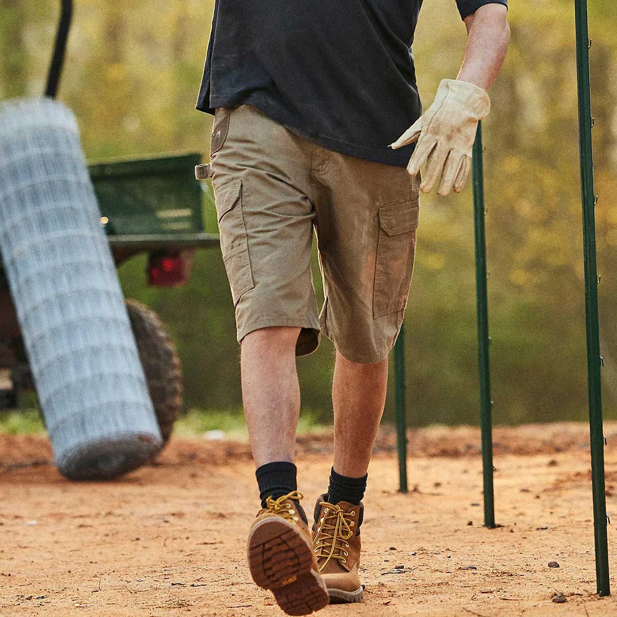 Wrangler Riggs Workwear Ripstop Ranger Cargo Shorts, Bark