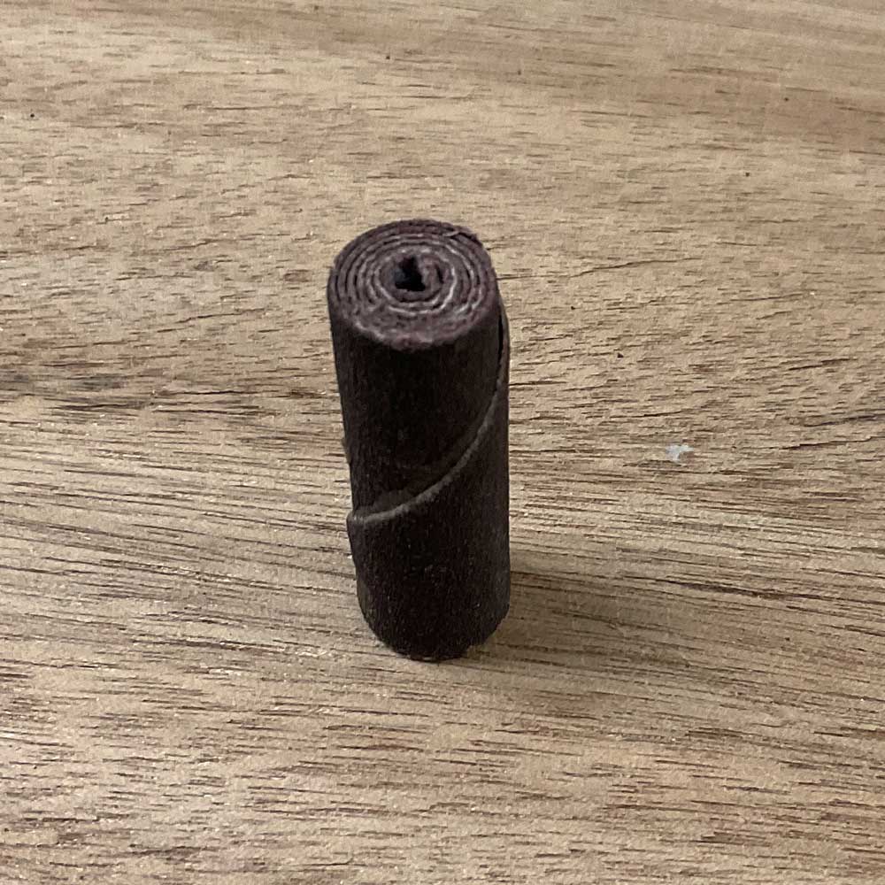 3/8″ Dia. | 320 Grit | Straight Cartridge Rolls | 50 Pk. | SCR-375-320