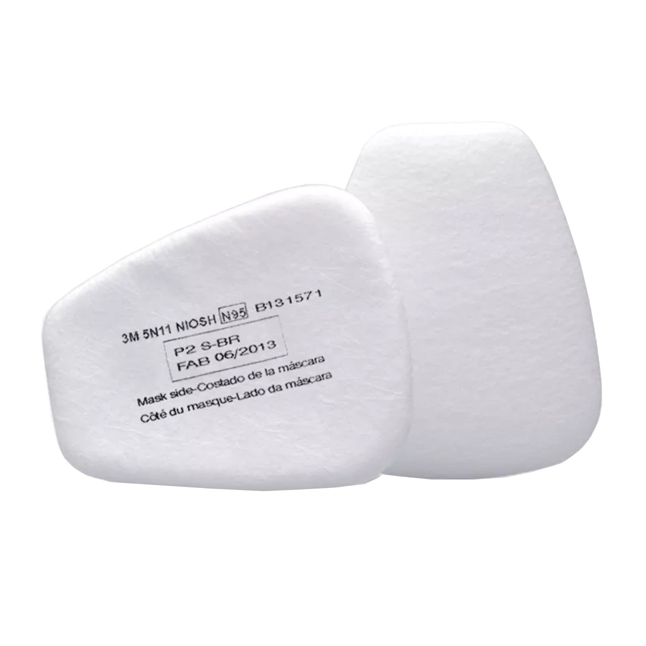 3M™ Half-Facepiece Respirator #7502 – Replacement Prefilters 5N11 (Pkg. of 2)