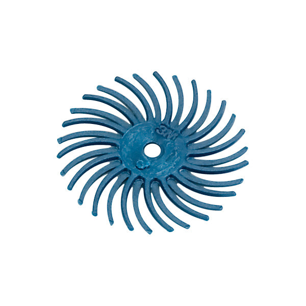 3M™ Radial Bristle Discs – 3/4″ Blue, 400 grit (Pkg. of 48)