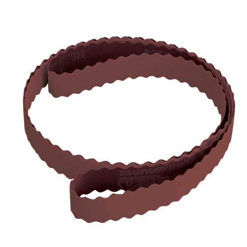 320 Grit Scalloped Edge Polishing Belts