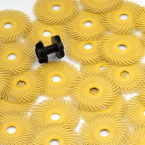 3M™ Radial Bristle Discs 2″ (Pkg. of 40) – Yellow (80 grit)