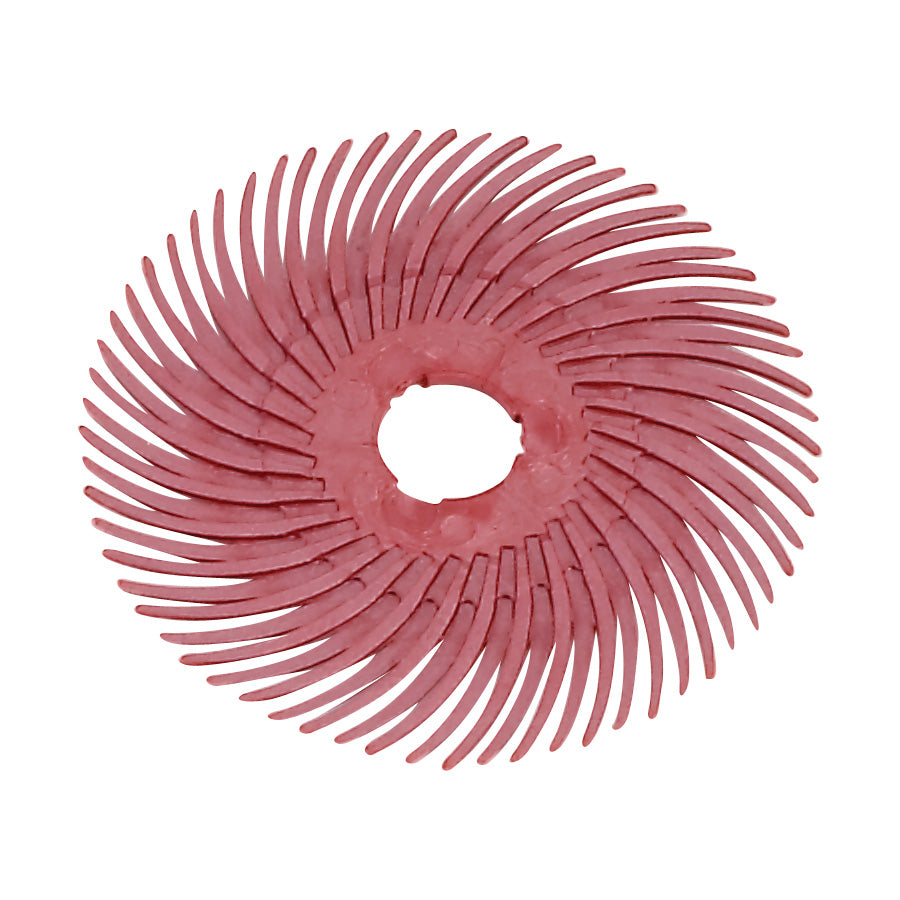 3M™ Radial Bristle Discs 2″ (Pkg. of 40) – Red (220 grit)