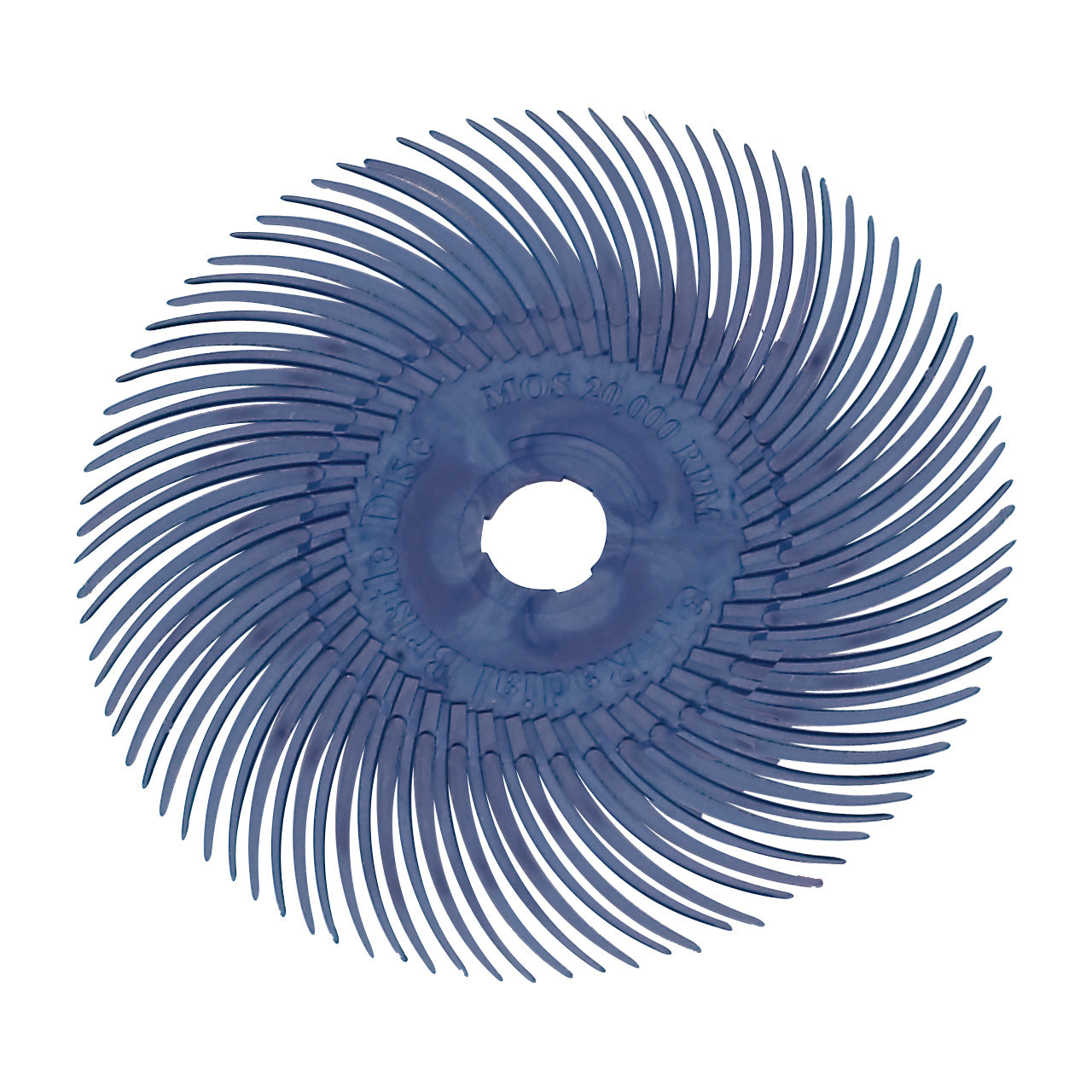 3M™ Radial Bristle Discs 3″ (Pkg. of 40) – Blue (400 grit)