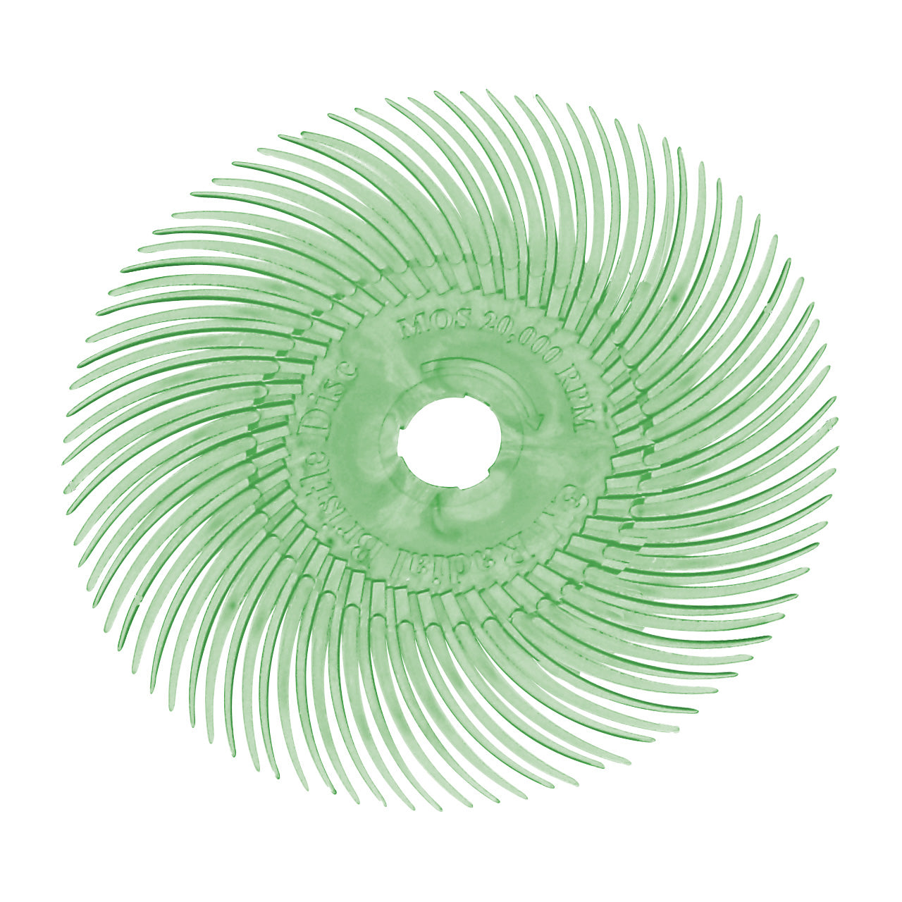 3M™ Radial Bristle Discs 3″ (Pkg. of 40) – Lt. Green (1 Micron) on Sale