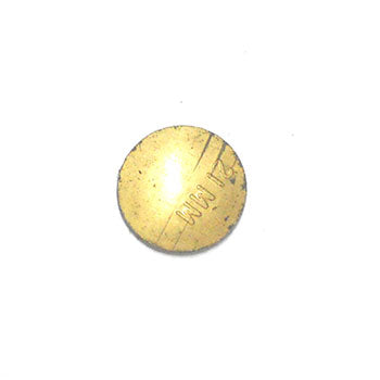 Brass Metric Concave Cup Expansion (Freeze) Plugs