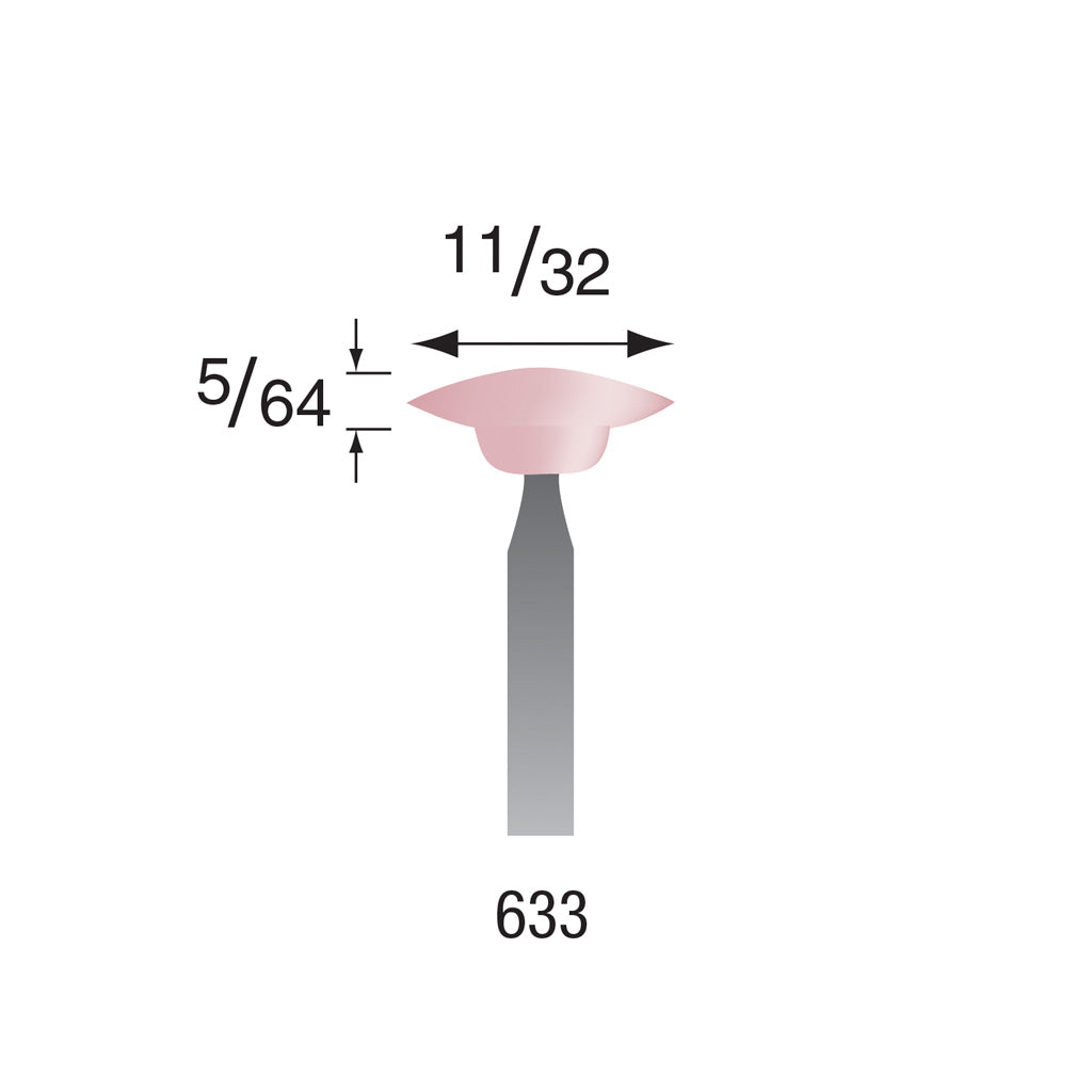 Busch® #633 Pink Polishing Points 3/32″ Shank (Pkg. of 6) Discount