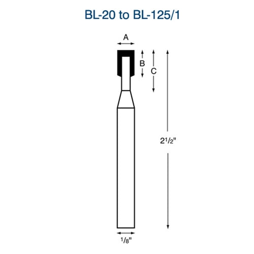 CBN Pins, “BL” Series – BL-60/1