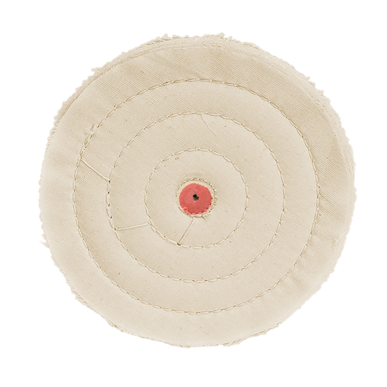Coarse Muslin Buffs – 6″ x 50 Ply, Stitched