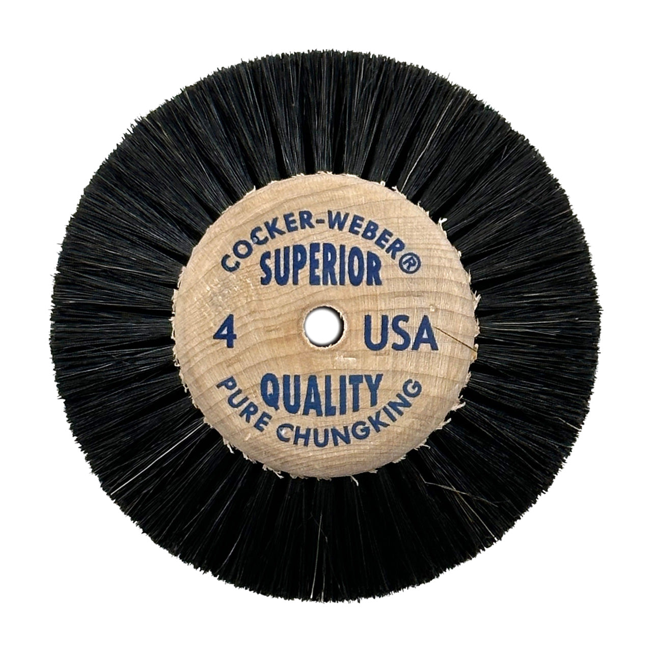 Cocker-Weber #4 Superior Wood Hub Wheel Brush Online now