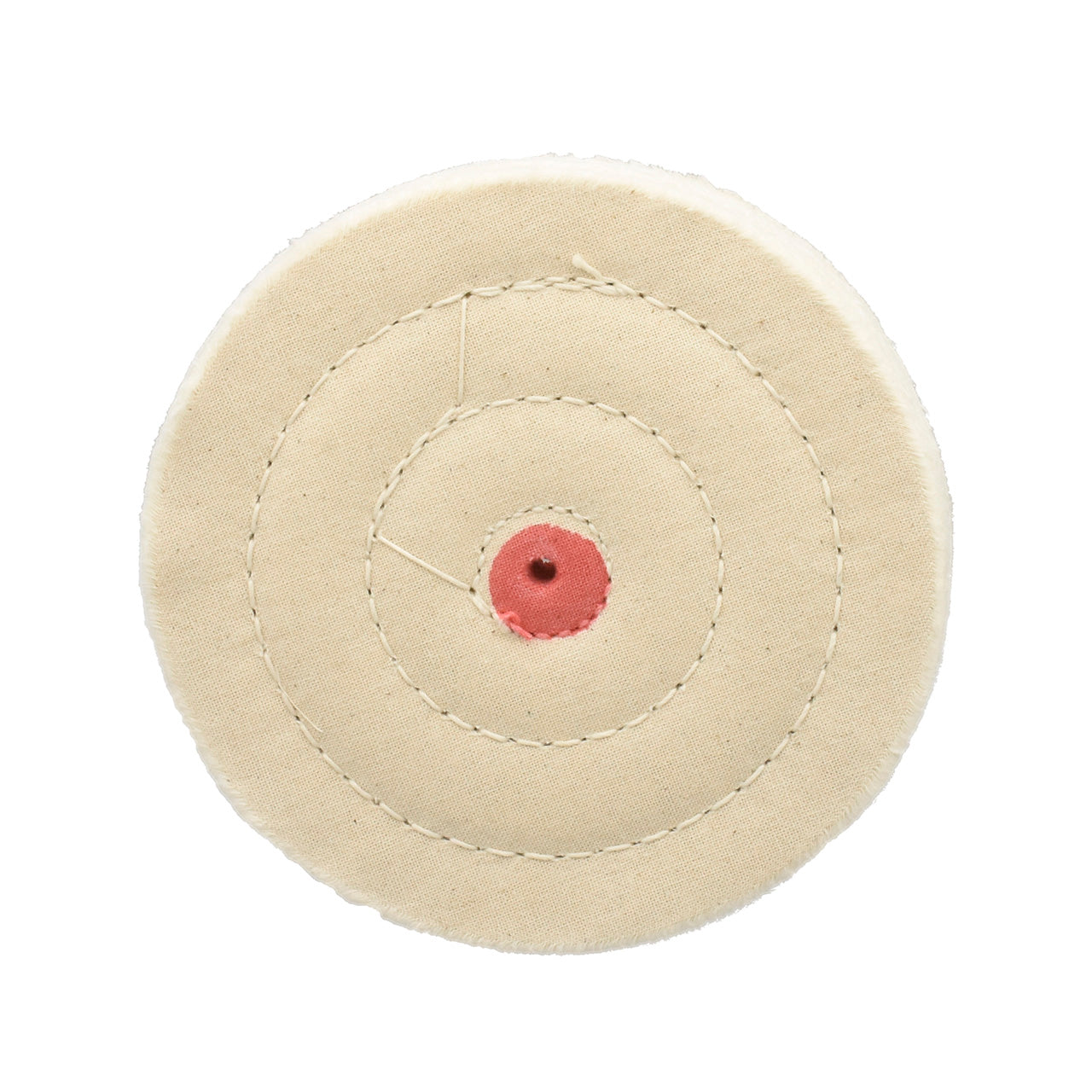 Coarse Muslin Buff – 5″ x 45 Ply, Stitched