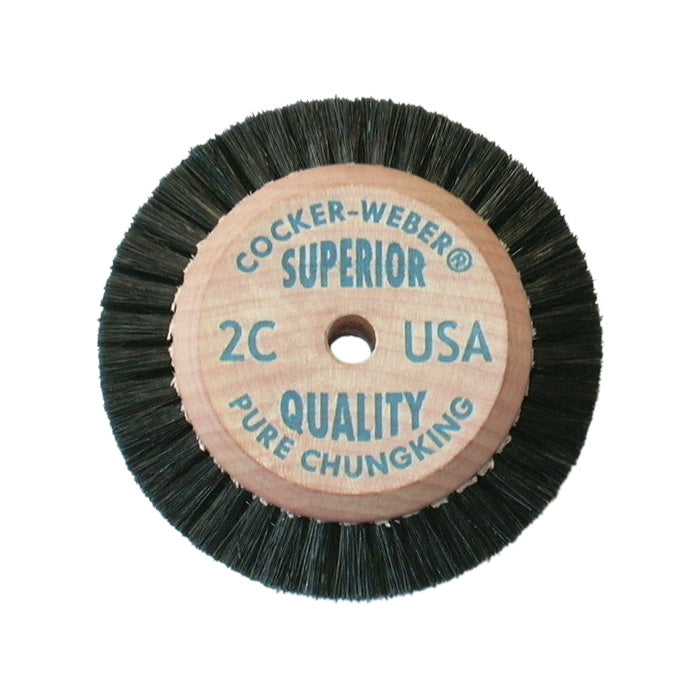 Cocker-Weber #2C SC Superior Wood Hub Wheel Brush – #72SC