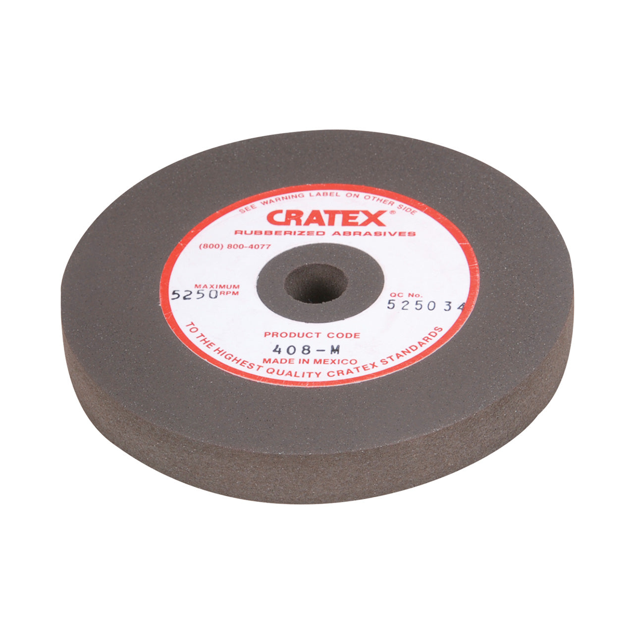 Cratex® Large Wheel, 4″x1/2″ – 408 Medium