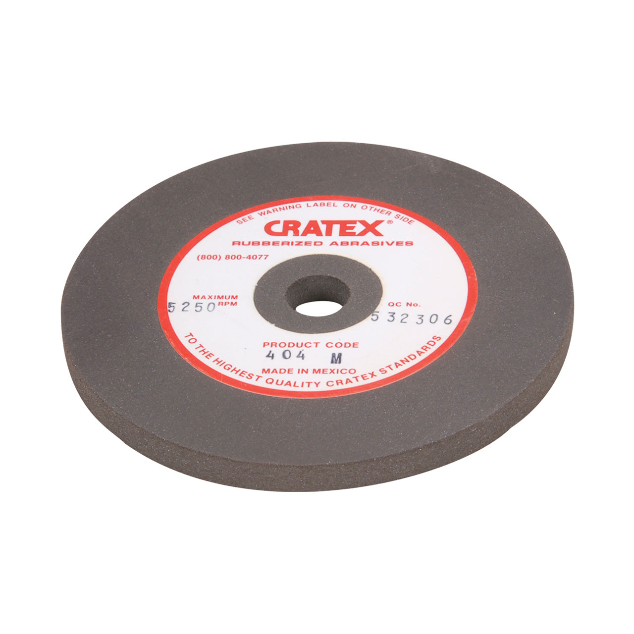 Cratex® Large Wheel, 4″x1/4″ – 404M Medium
