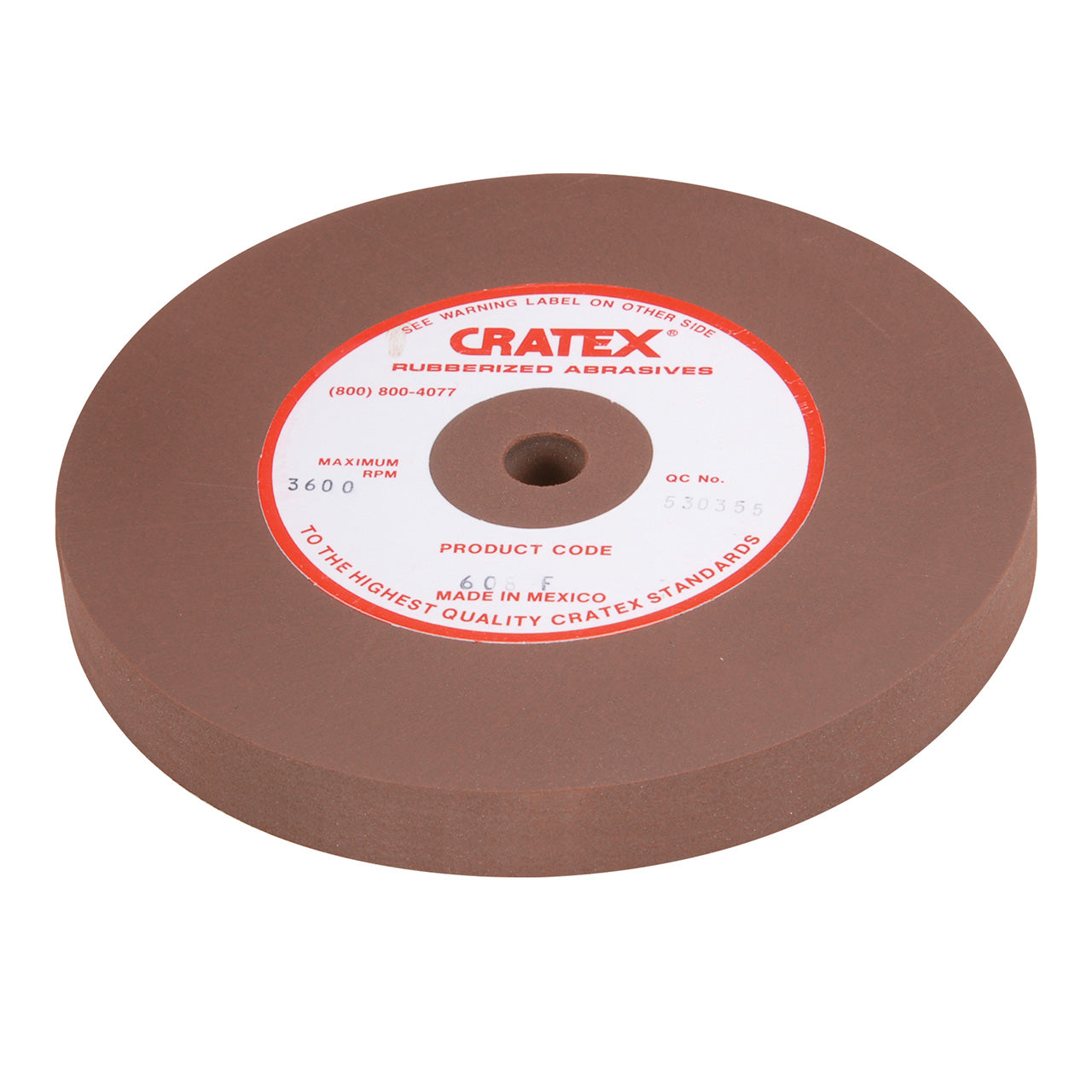 Cratex® Large Wheel, 6″x3/4″ – 612 Fine