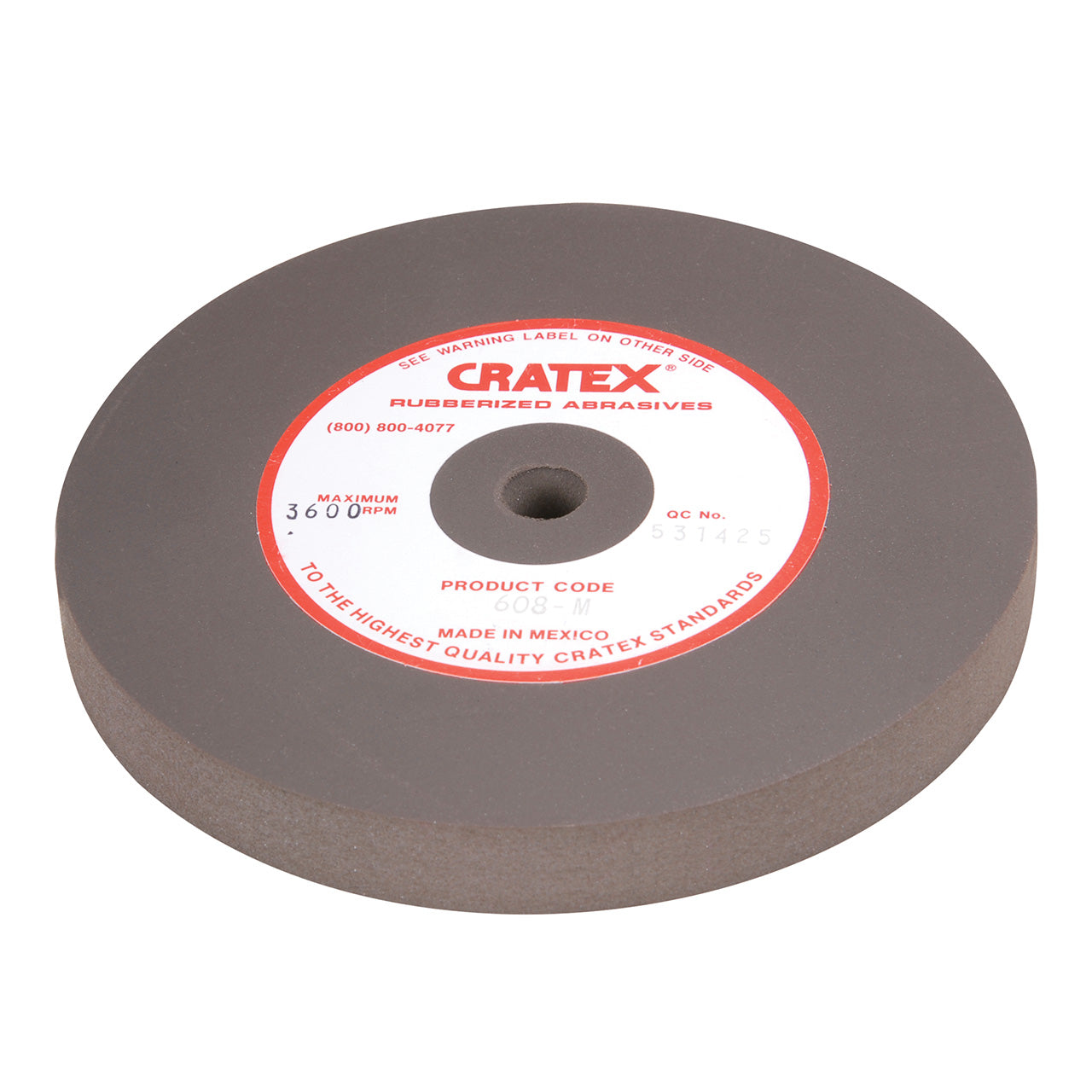 Cratex® Large Wheel, 6″x3/4″ – 612 Medium