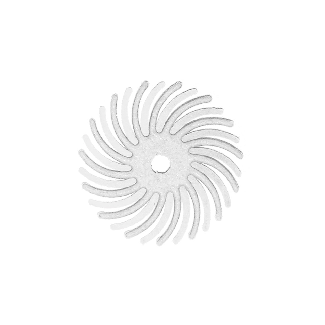 Dedeco® SUNBURST® Radial Discs – 5/8″, 120 Grit White (Pkg. of 12)