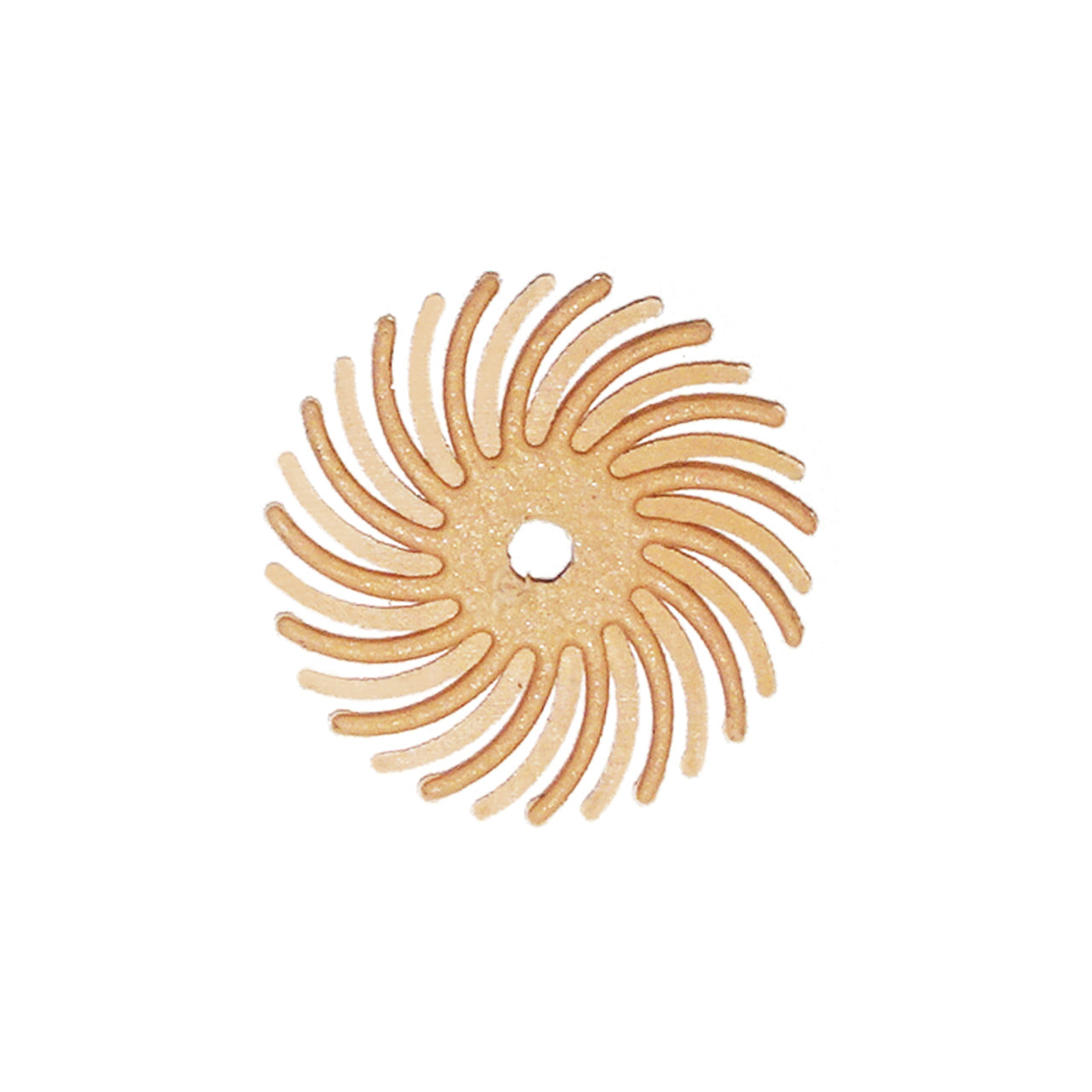 Dedeco® SUNBURST® Radial Discs – 5/8″, 6 Micron Peach (Pkg. of 12)