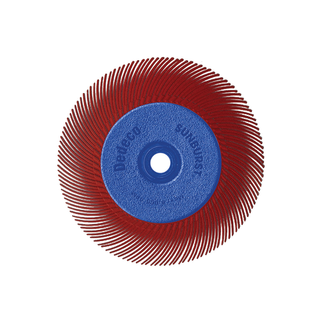 Dedeco® SUNBURST® Radial Discs – 6″ 8-Ply, Red