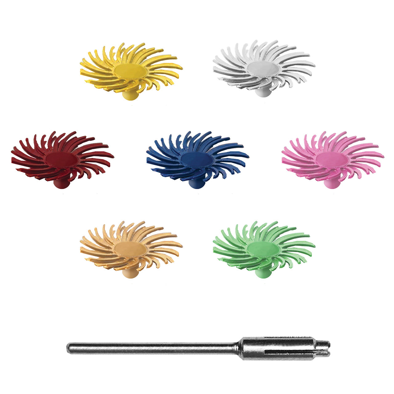 Dedeco® SUNBURST® Snap Radial Discs – 1/2″, Assortment (Pkg. of 43) Online