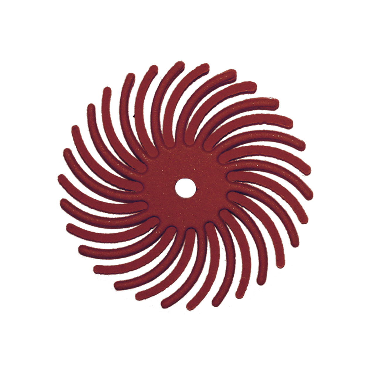Dedeco® SUNBURST® Radial Discs – 7/8″ 220 grit (Pkg. of 48) Red