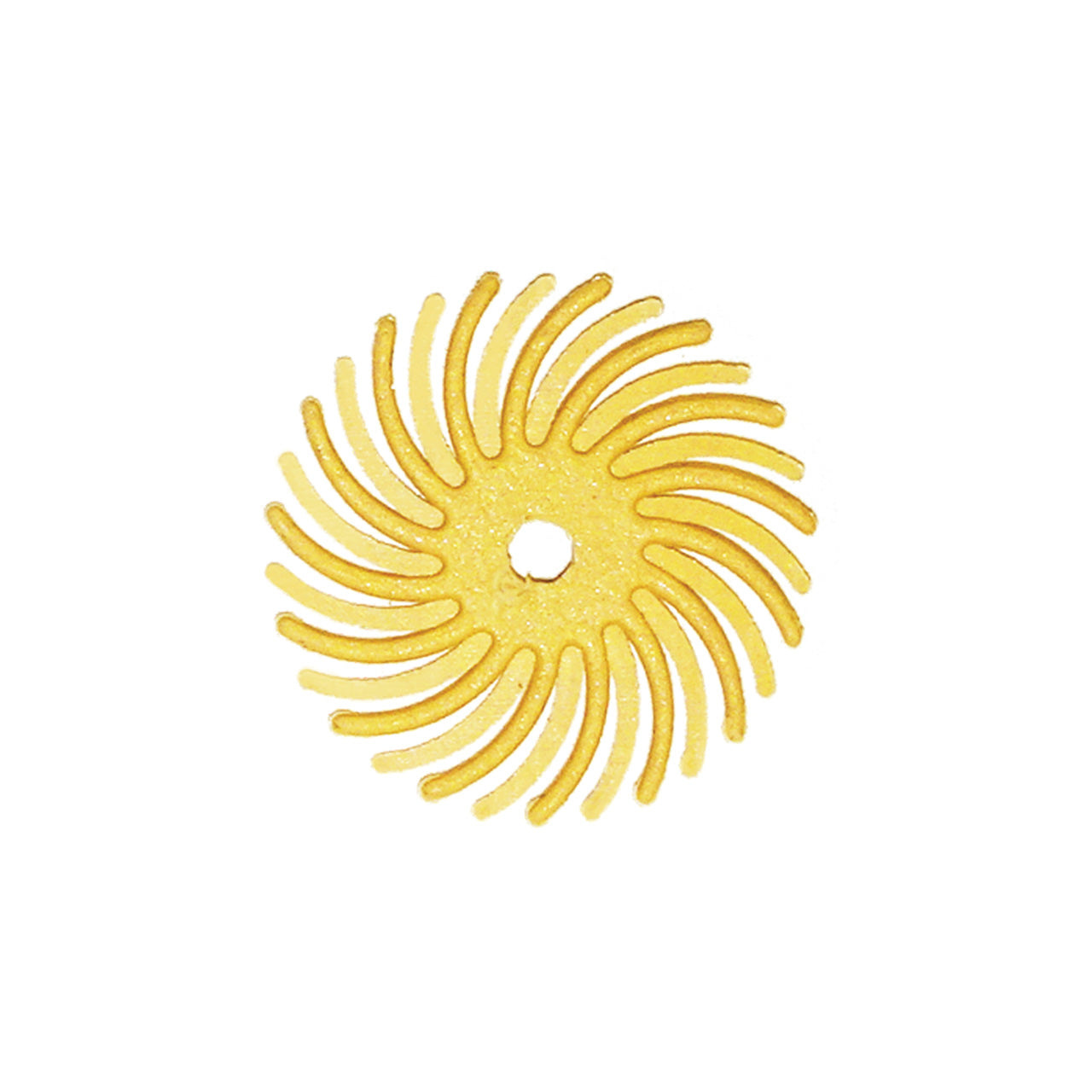 Dedeco® SUNBURST® Radial Discs – 5/8″, 80 Grit Yellow (Pkg. of 12)