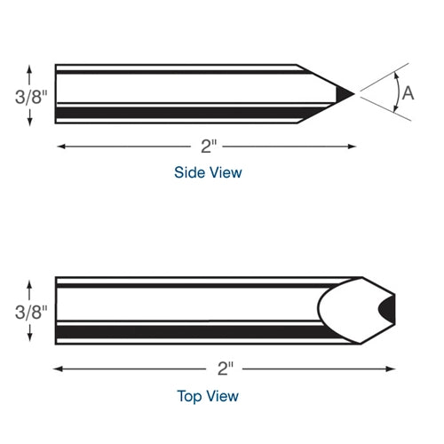Diamond Chisel-Edge Points – CE3, 90° Online Sale