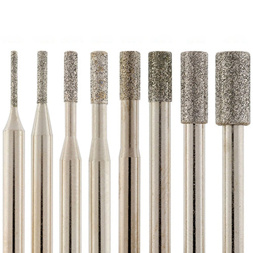 Diamond Burs, 1/8″ Shank – 30-Piece Set