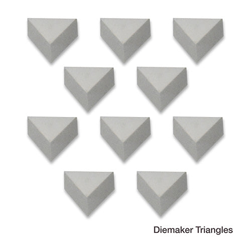 Diemaker Laps 1/2″ Triangle x 3/16″ 600 grit (Pack of 10)