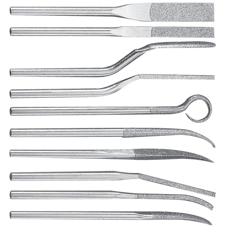 Diamond Riffler Poli 150 Grit Files – Set of 10 Fashion