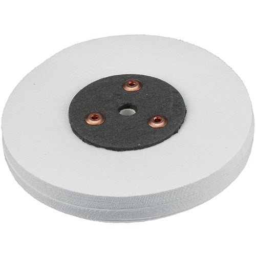 Duratex White Buffs – 4″ x 1/2″, 20 Ply