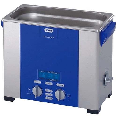 Elma® “P” Series Ultrasonic Jewelry Cleaner – P30H – 3 Quart (with drain)