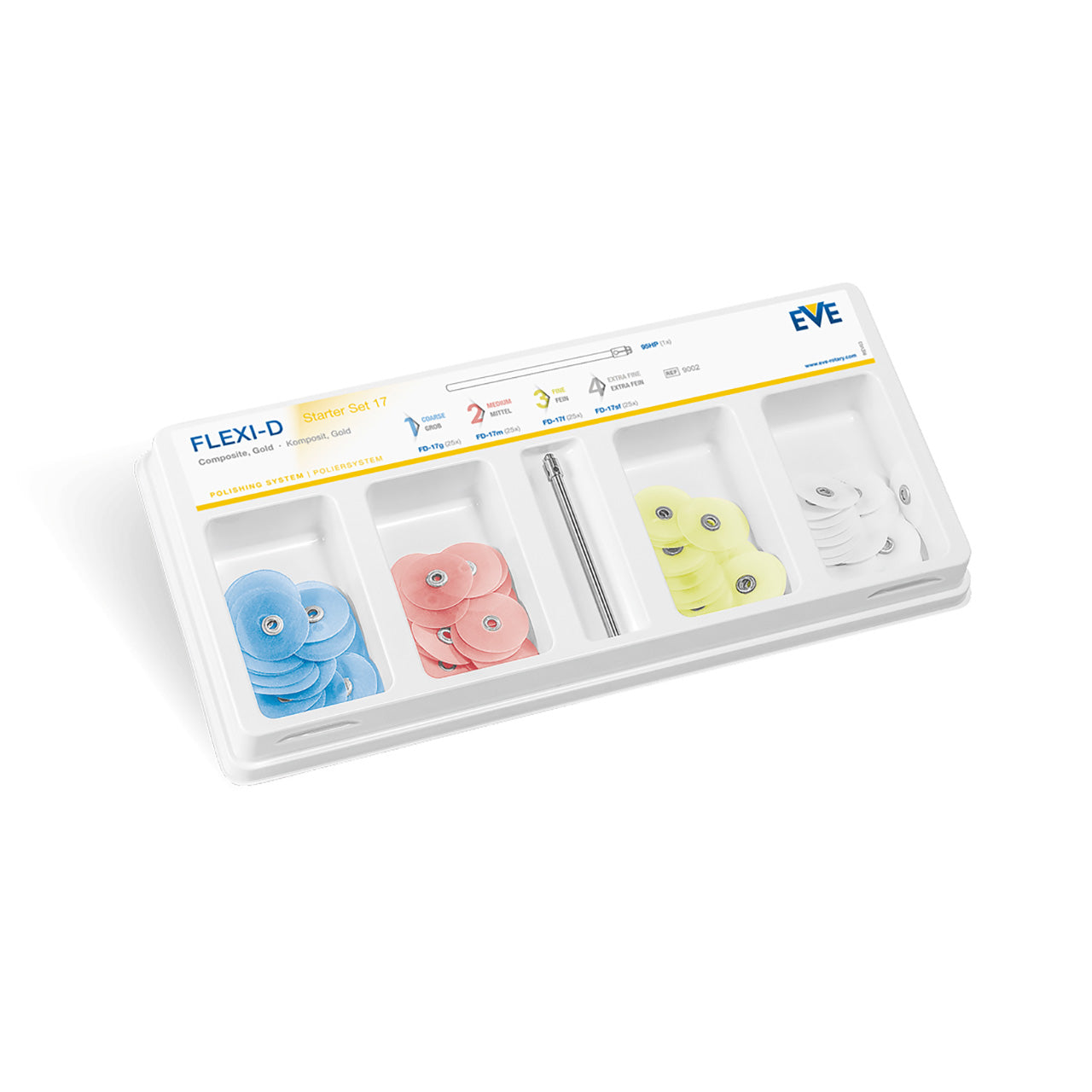 EVE® Pop-on Plastic Back Sanding Discs Starter Set-7/8″ (Set of 101) Online Sale