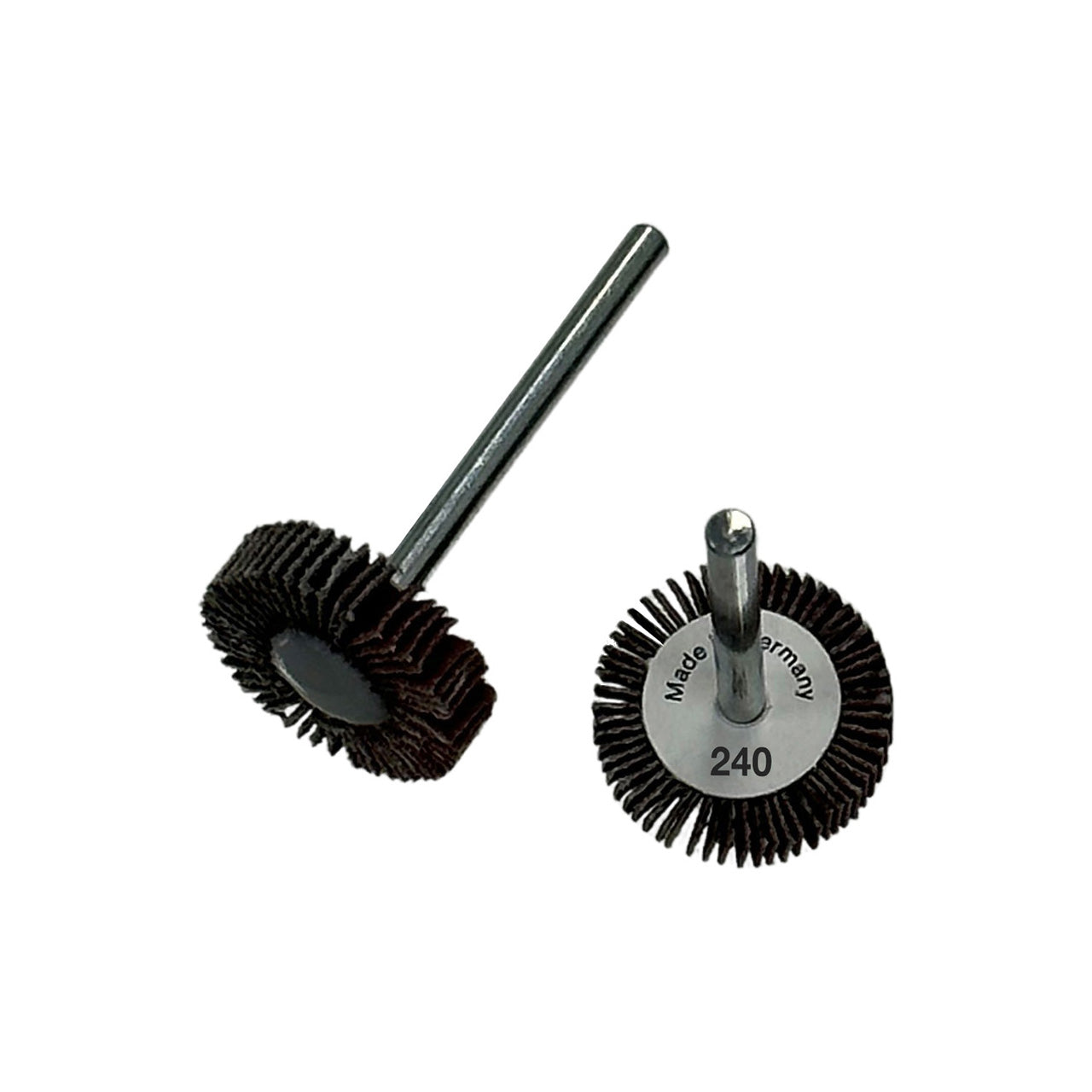 Flap Wheels, 1/8″ Shank – 3/4″ x 3/16″, 240 Grit