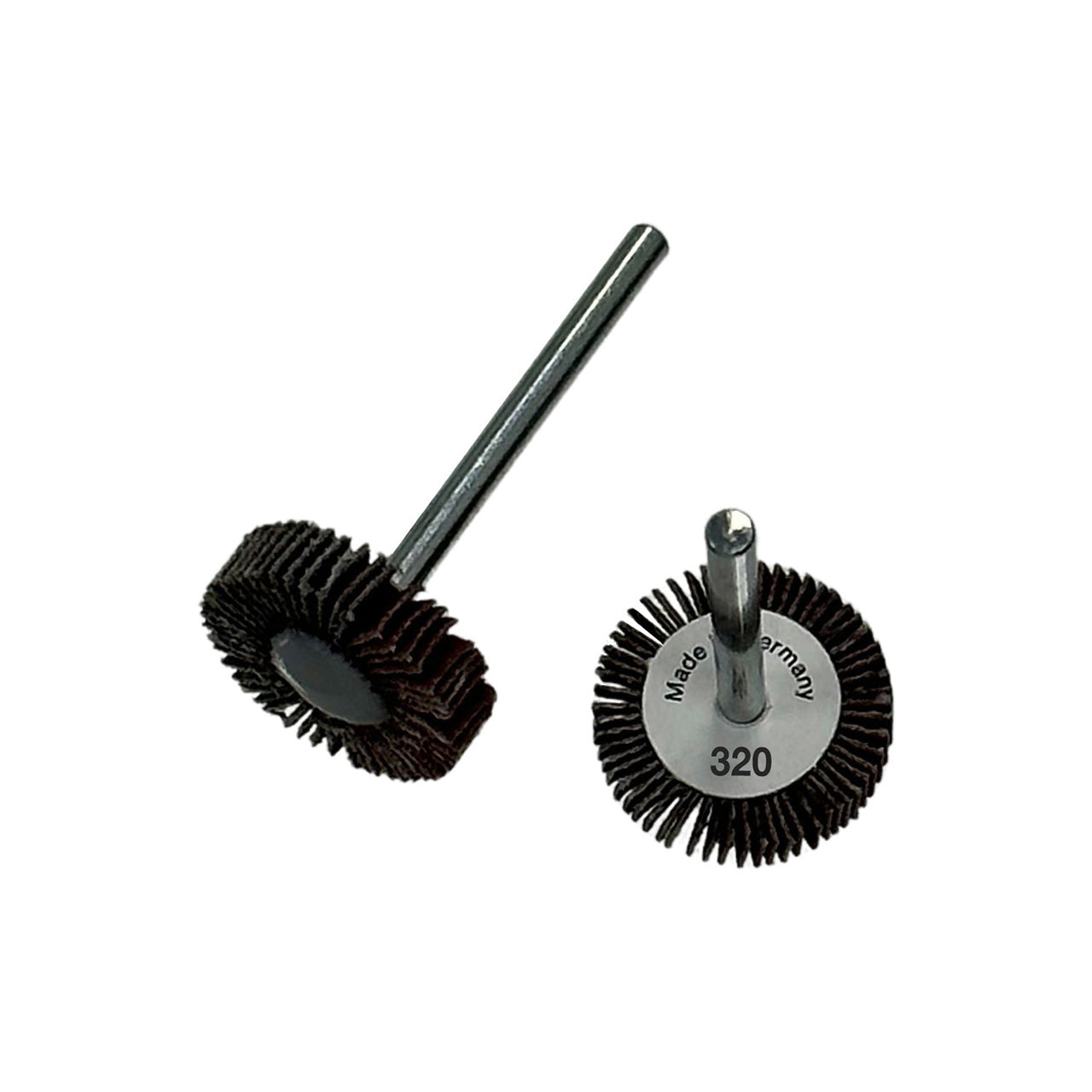 Flap Wheels, 1/8″ Shank – 3/4″ x 3/16″, 320 Grit