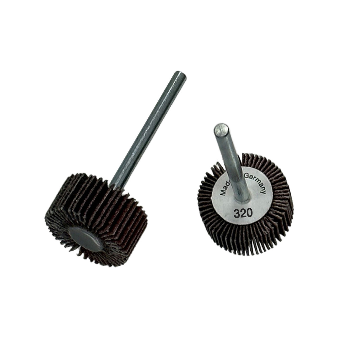 Flap Wheels, 1/8″ Shank – 3/4″ x 3/8″, 320 Grit
