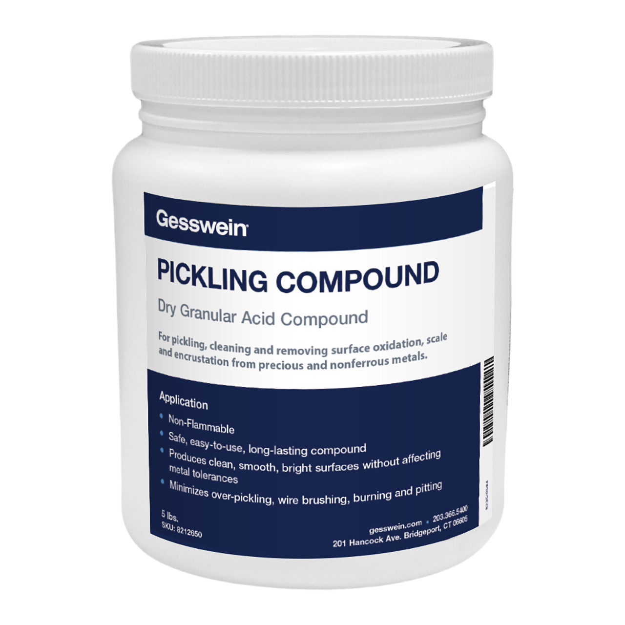 Gesswein® Pickling Compound – 5 lbs.