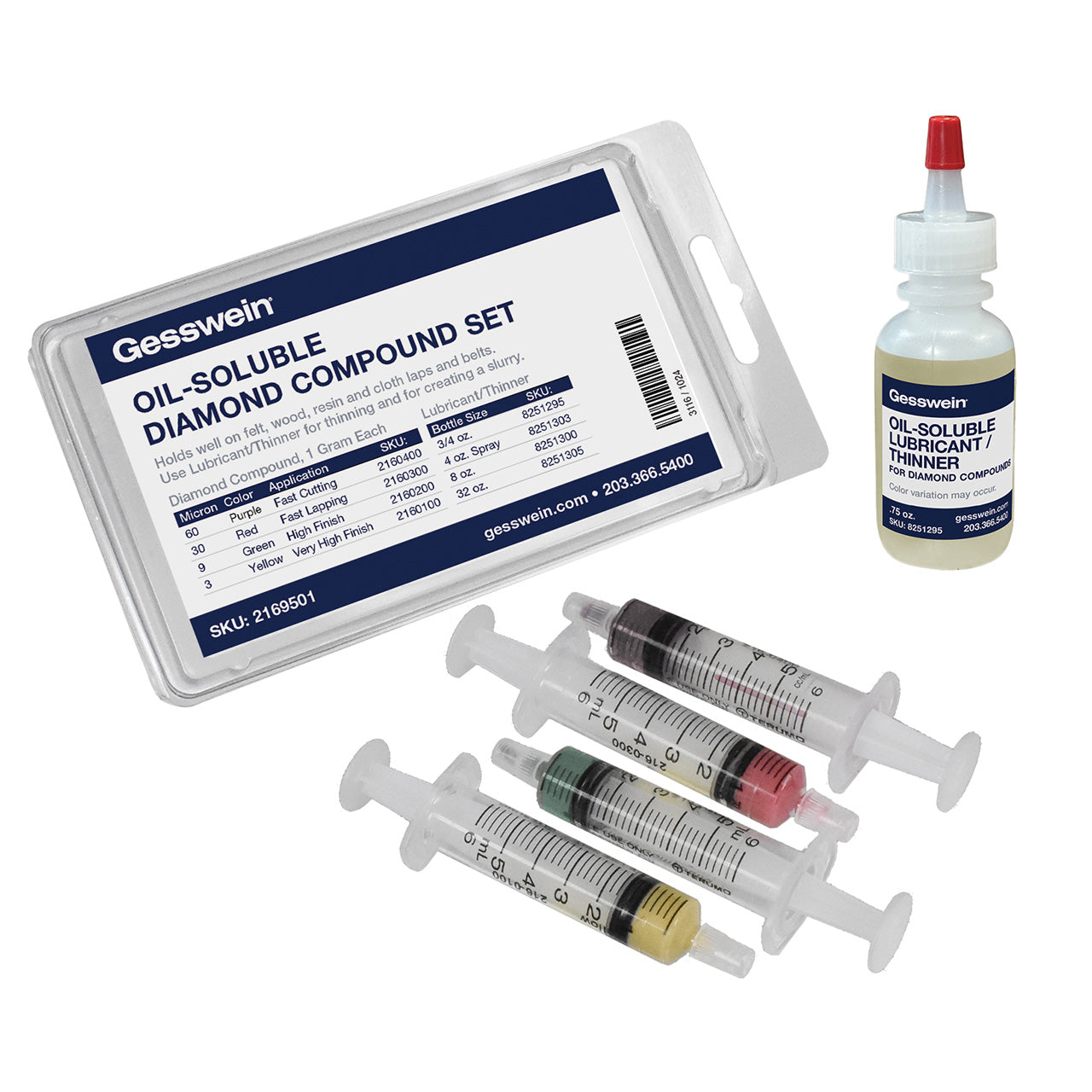 Gesswein® Diamond Compound Sets – Oil-Soluble Set Online Hot Sale