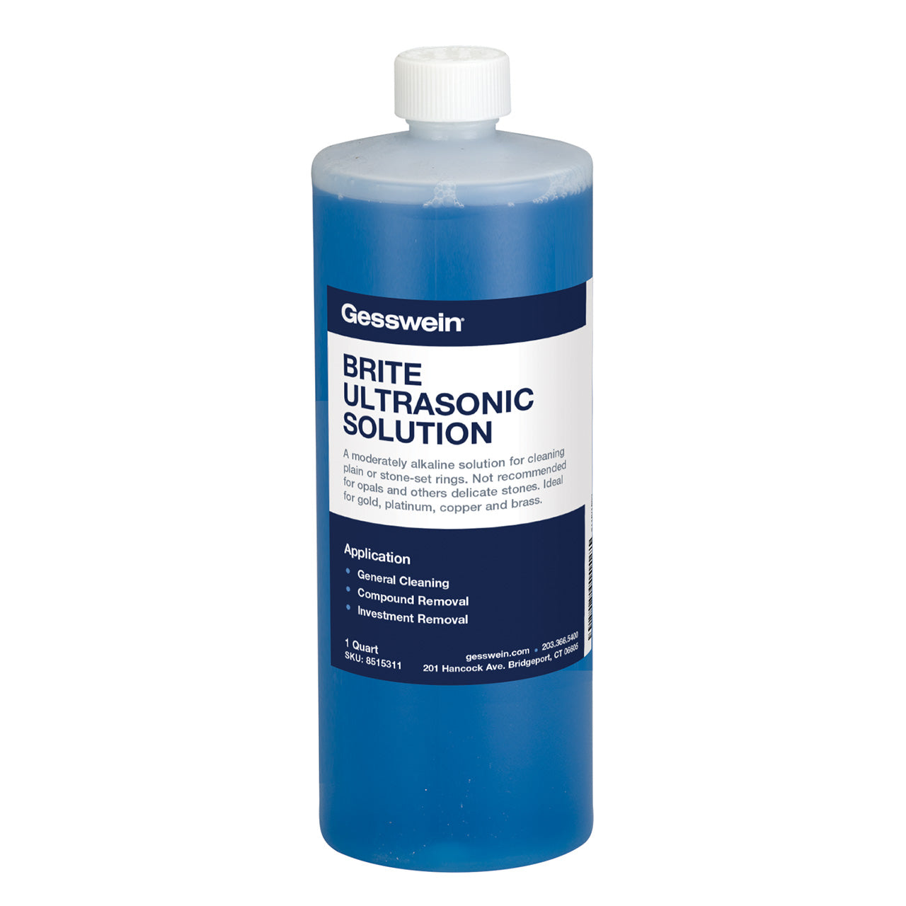 Gesswein® Brite Solution – 1 Quart Online Hot Sale