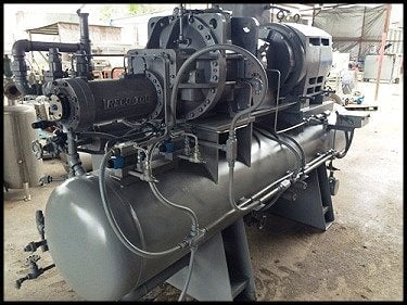 Frick RWB II 134 Rotary Screw Ammonia Compressor Package – 350 HP