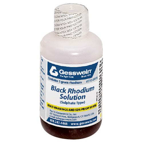 Gesswein® Black Rhodium Bath Concentrate – 1 Gram