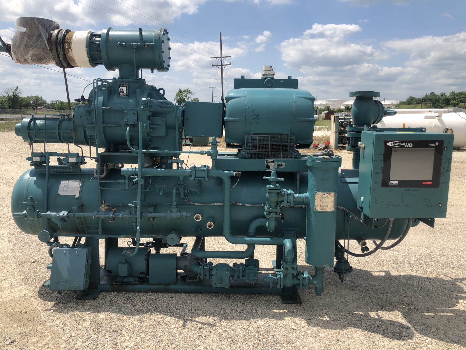 Frick RWB-11-134H Rotary Screw Compressor Package (TDSD193L, 300HP 460V, Frick Quantum HD Retrofit Panel)
