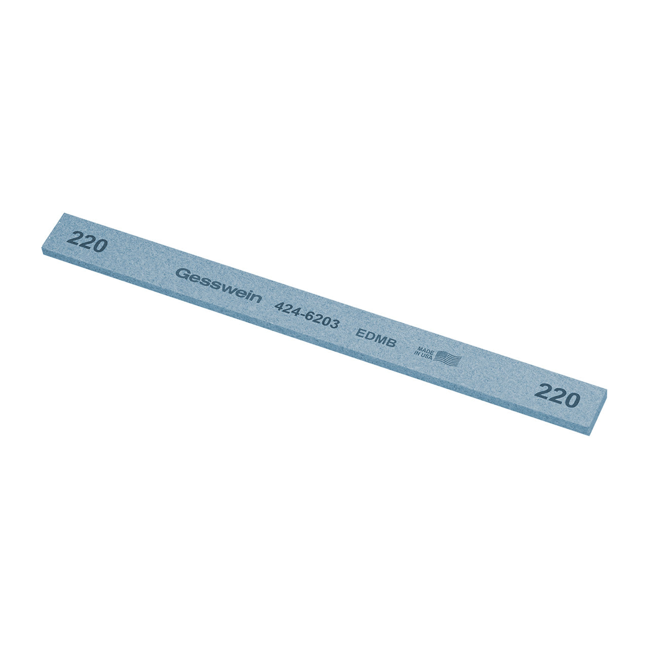 Gesswein® EDM Blue Stones – 1/2″ x 1/8″ x 6″, 220 Grit (Pkg. of 12)
