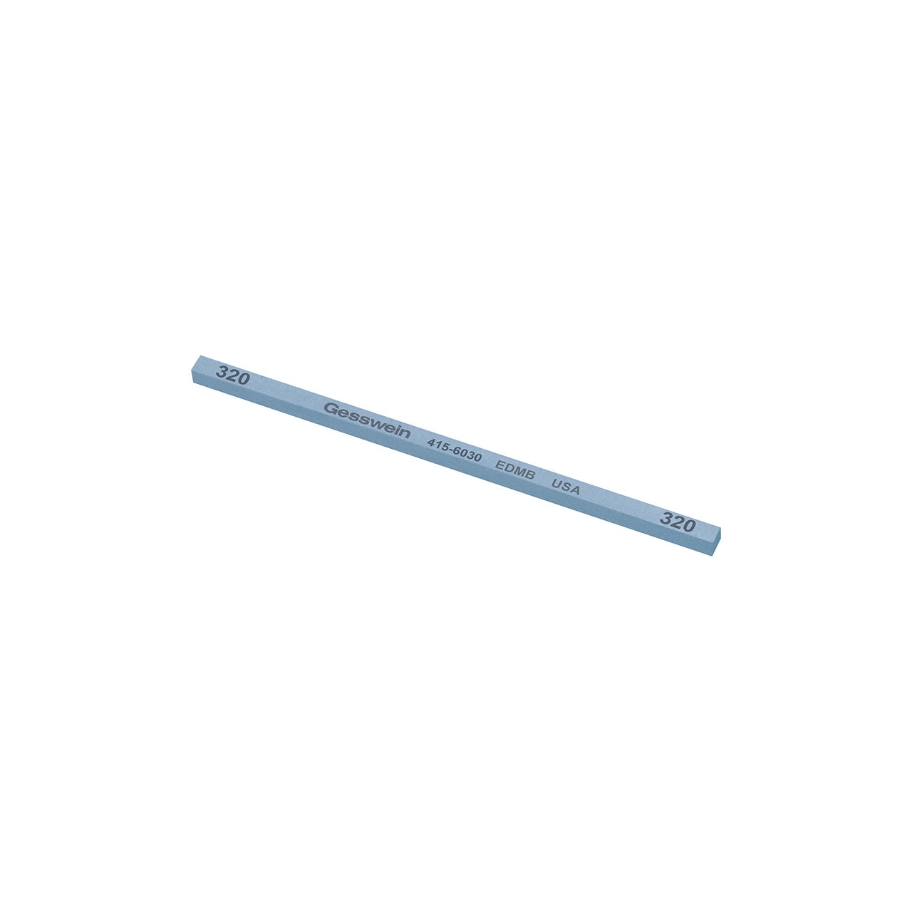 Gesswein® EDM Blue Stones – 5/32″ x 5/32″ x 4″, 320 Grit (Pkg. of 12)