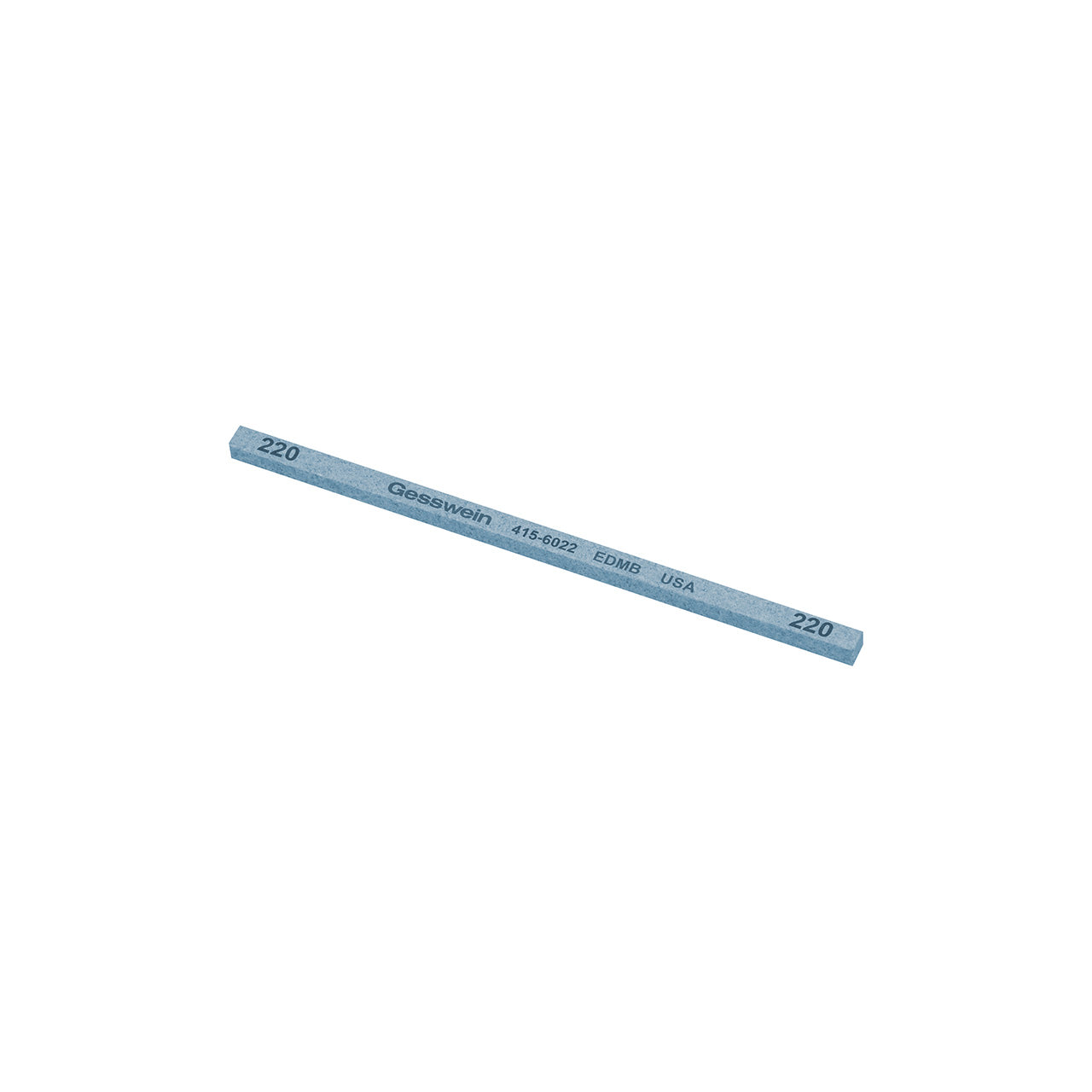 Gesswein® EDM Blue Stones – 5/32″ x 5/32″ x 4″, 220 Grit (Pkg. of 12)