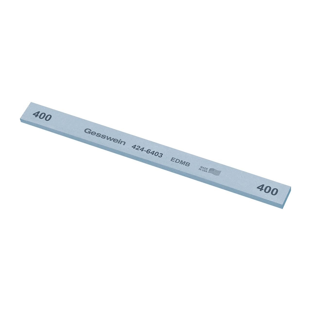 Gesswein® EDM Blue Stones – 1/2″ x 1/8″ x 6″, 400 Grit (Pkg. of 12)