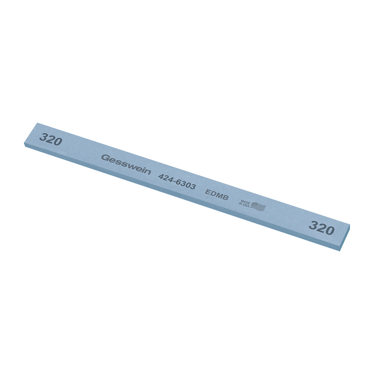Gesswein® EDM Blue Stones – 1/2″ x 1/8″ x 6″, 320 Grit (Pkg. of 12)