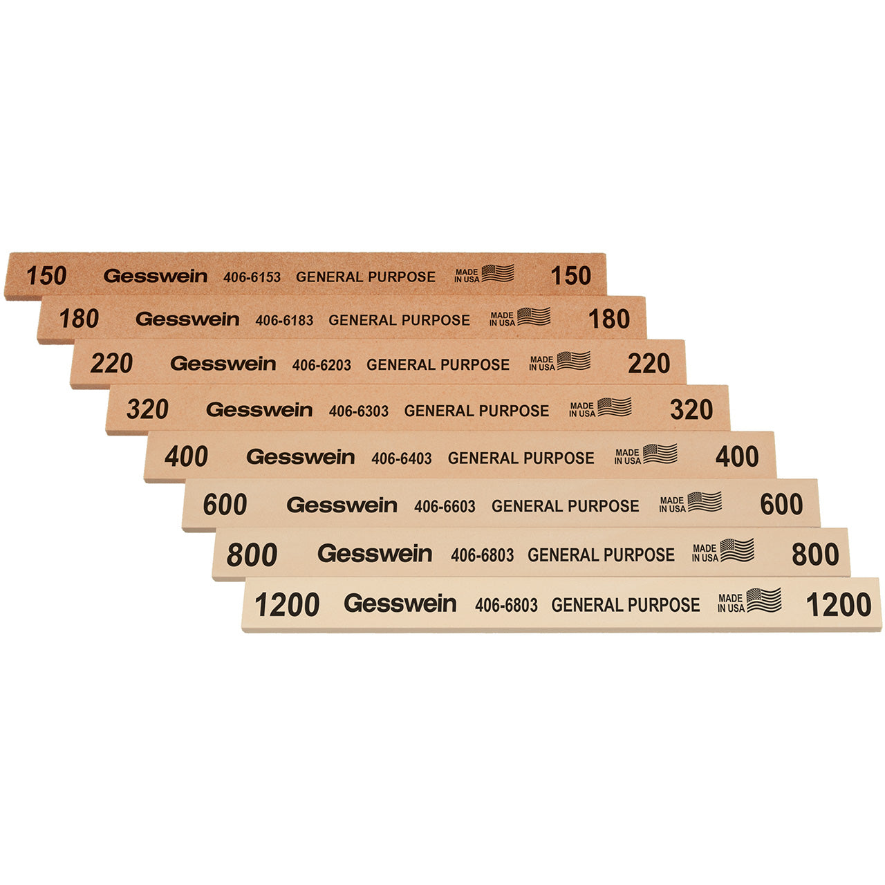 Gesswein® General Purpose Polishing Stone All-Grit Set of 8 Online now