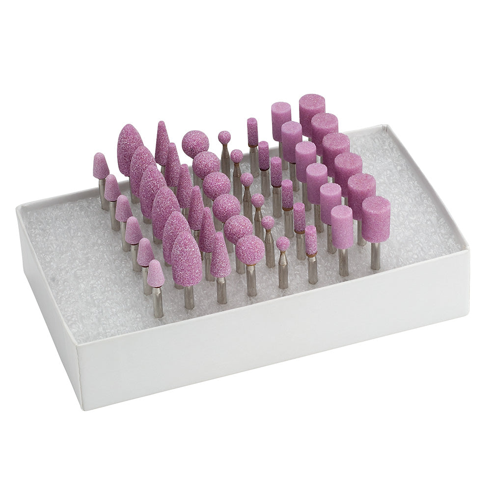 Gesswein® Pink Mounted Points Set of 48 – 3mm Shank